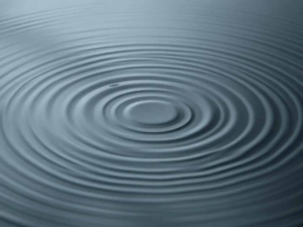 A minimalist macro photography of water surface with precise